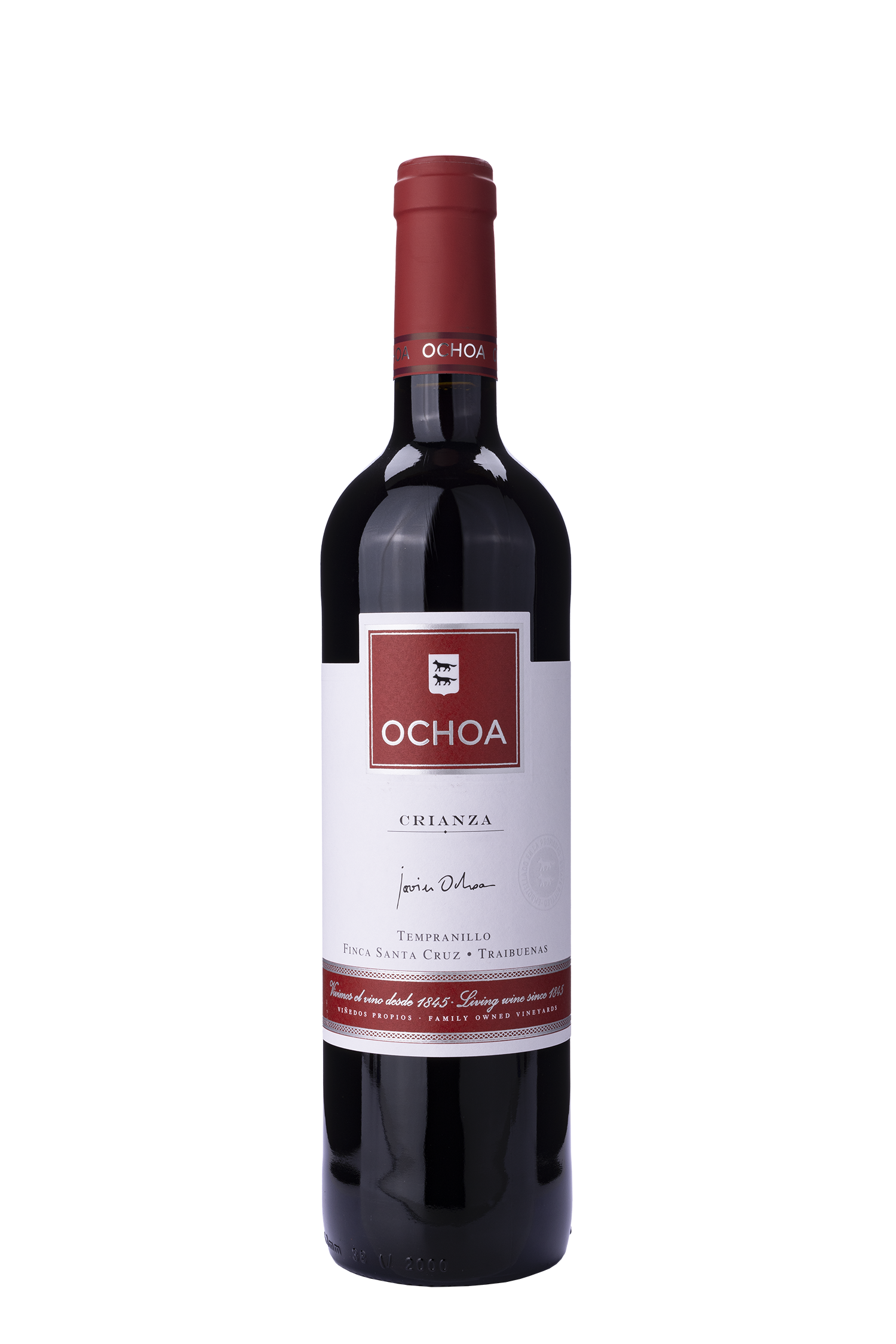Finca Santa Cruz Tempranillo Crianza 2019 - Bodegas Ochoa Finca Santa Cruz Tempranillo Crianza 2019 - Bodegas Ochoa