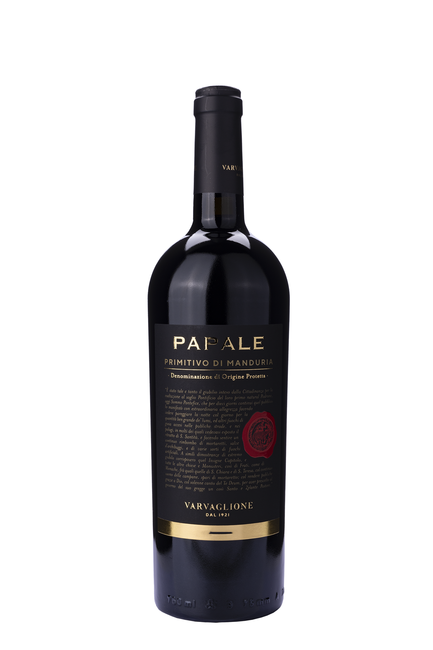 Papale Oro Primitivo 2020- Varvaglione