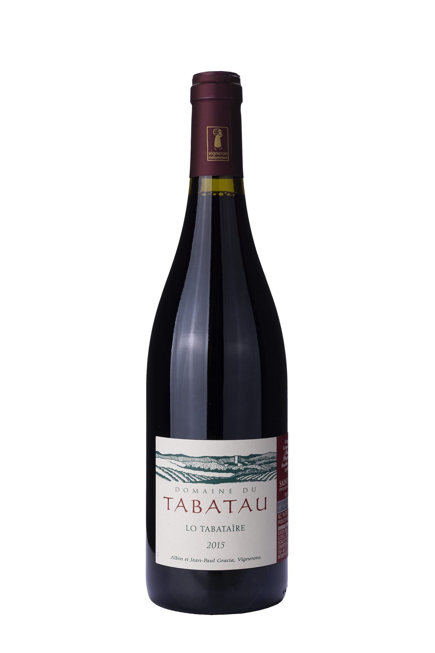 Saint Chinian Lo Tabataire 2016 -  Domaine du Tabatau