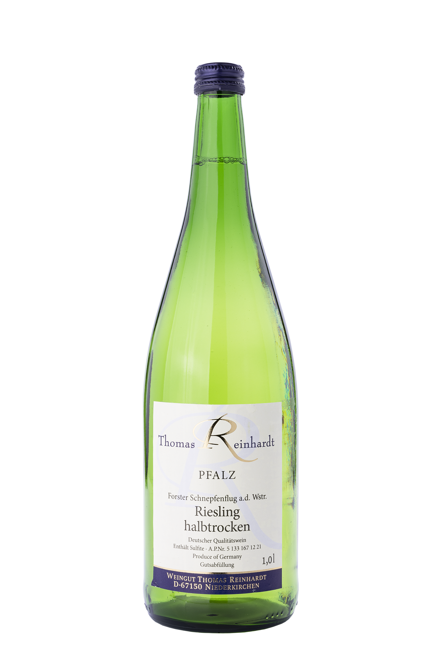 Forster Schnepfenflug Riesling halbtrocken 2021 - Weingut Thomas Reinhardt Forster Schnepfenflug Riesling halbtrocken 2021 - Weingut Thomas Reinhardt