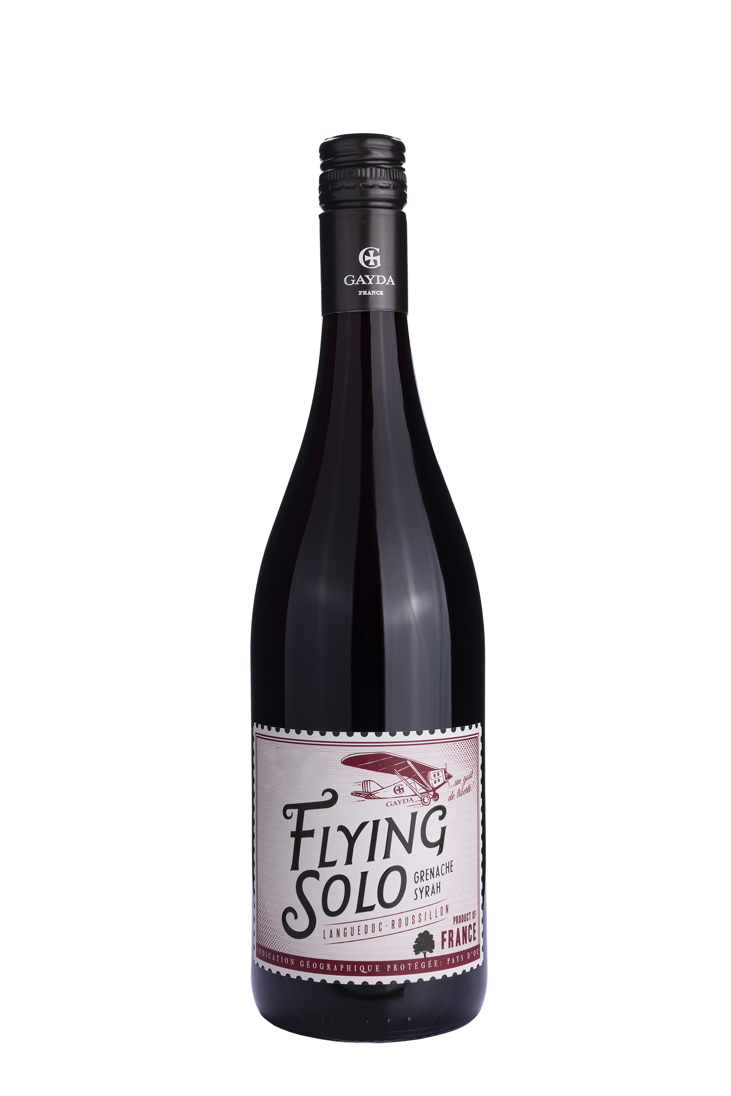 Flying Solo Grenache-Syrah 2021 - Domaine Gayda Flying Solo Grenache-Syrah 2021 - Domaine Gayda