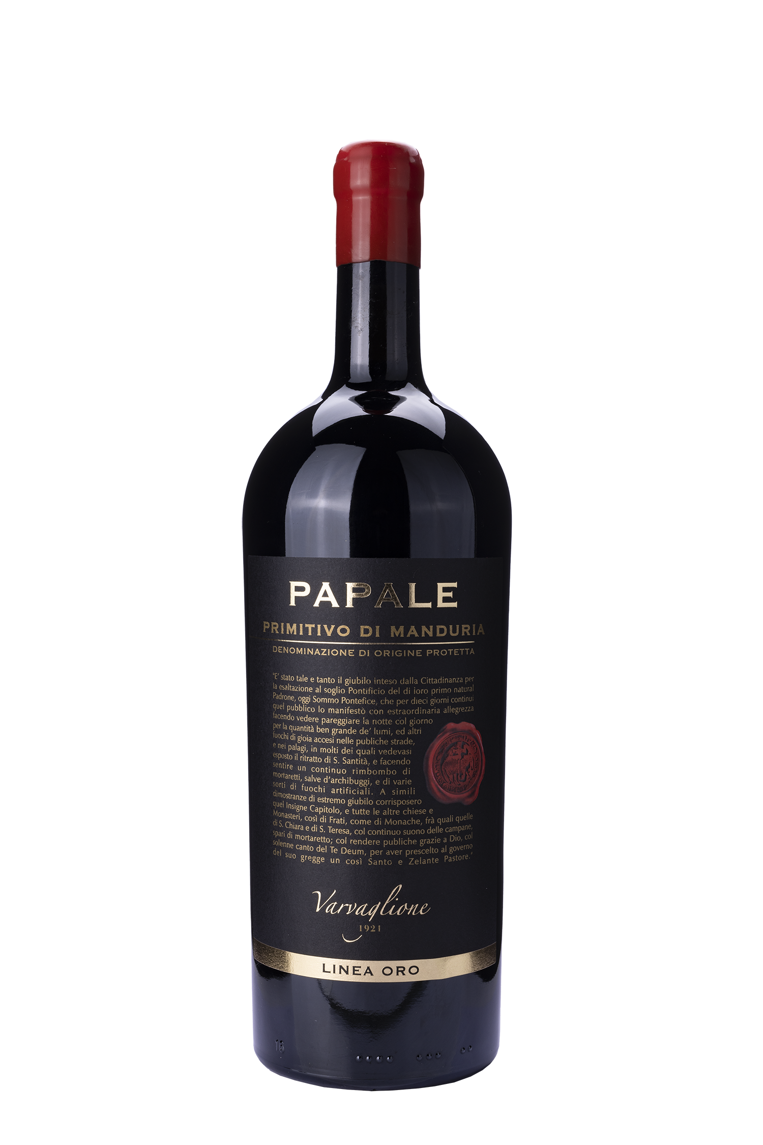 Papale Oro Primitivo Magnum 2019 - Varvaglione Papale Oro Primitivo Magnum 2019 - Varvaglione