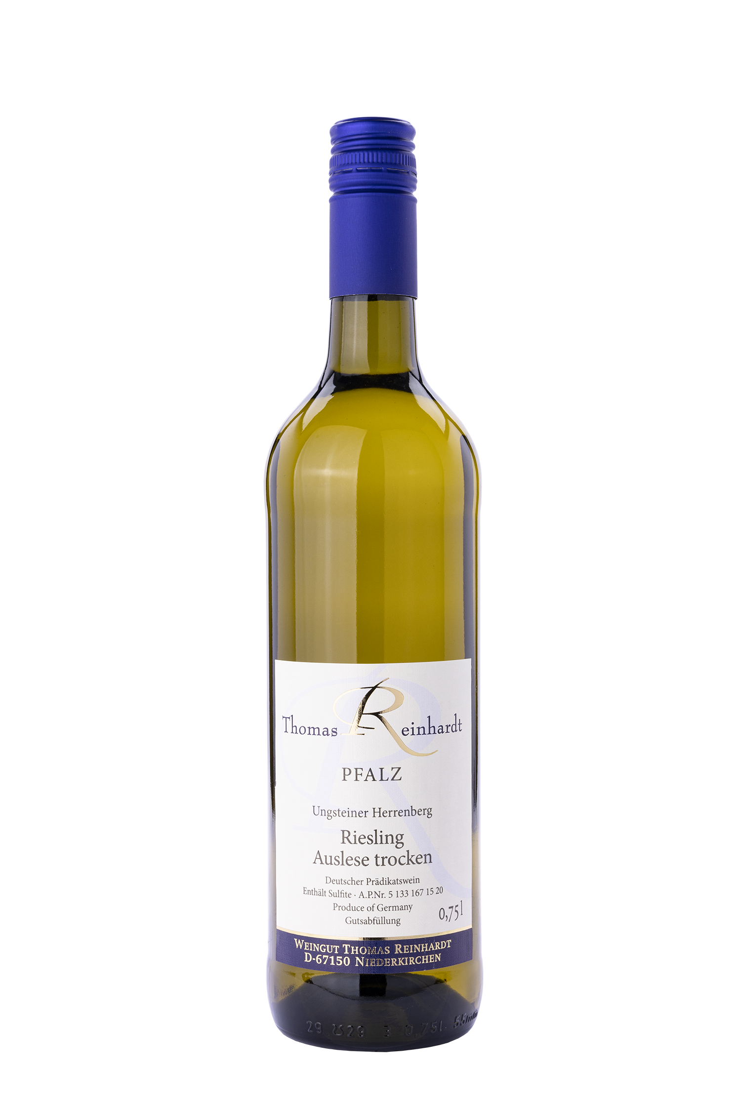 Ungsteiner Herrenberg Riesling Auslese trocken 2020 - Weingut Thomas Reinhardt Ungsteiner Herrenberg Riesling Auslese trocken 2020 - Weingut Thomas Reinhardt